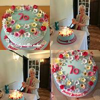 Cath kidston style Birthday cake 