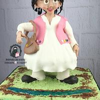 Sculpture cake...ramadan character 