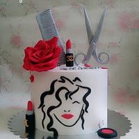 Hair Stylist Cake Cake By Maybel S Cakes Cakesdecor