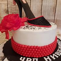 Shoes cake