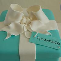 Tiffany & Co. Theme Birthday Cake