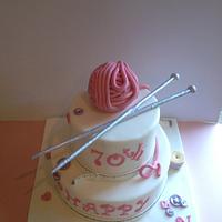 The Knitters Cake