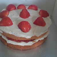 Scrummy Strawberry cake!