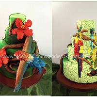 Arara´s CaKe - flying in the forest on the wings of a macaw