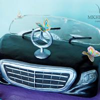 Mercedes Benz Logo cake - our vision)