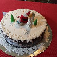 Nova godina#deda mraz#cake#fondan