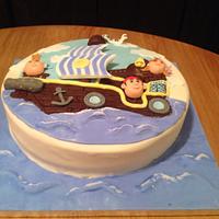 Jake and the Neverland Pirates birthday cake