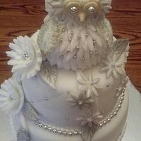 Jeweled Owl Birthday Cake