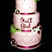 Its a Girl Butterfly Cake