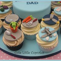 Retirement Cake & Cupcakes