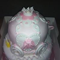 princess carriage cake