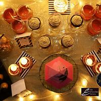 PDCA Caker Buddies Dessert Table Collaboration- Gliterrati bachelorette