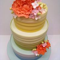 Rainbow Wedding Cake