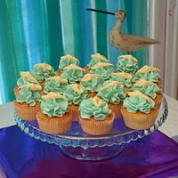Mermaid cake and candy buffet