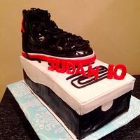 Jordan sneakers cake