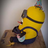 Minion 18th birthday cake 