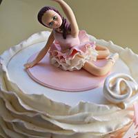 cake whit ballerina