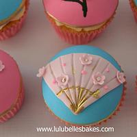 Cherry Blossom cupcakes