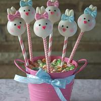 Cute Bunny Cake pops