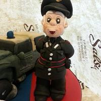 policeman cake topper