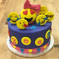 Emoji Birthday cake 