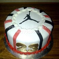 air jordan inspired cake