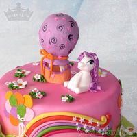 My little pony with balloons