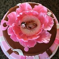 Blooming Angel Cake