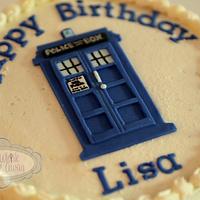 TARDIS cake