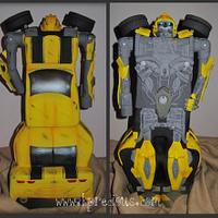 Bumblebee Transformers Cake