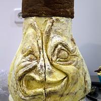 Ray Villafane carved Pumpkin Monster cake