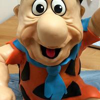 Fred Flintstone - my first Gravity Defying 3D Cake