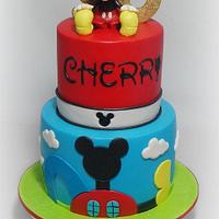 Mickey 30th Birthday Cake