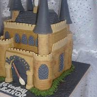 My Harry Potter style castle cake