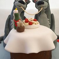 Tramp and the Tramp Anniversary cake <3