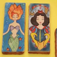  biscuits hand painted.