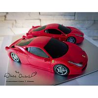 Miniature Ferrari 458 Italia Cake
