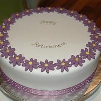 Mum's retirement cake