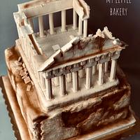 Parthenon cake 