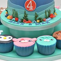 Octonauts Cake and Cupcakes