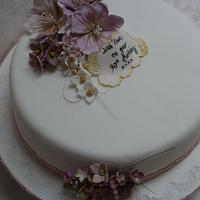 Cosmos 90th birthday cake