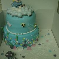 Flower fairy cake 
