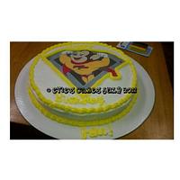 My hubby's Mighty Mouse Cake