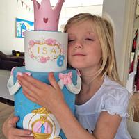 Princess cake for a little princess.