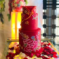 Oriental Wedding Cake