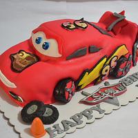 cars theme cake , mcqueen, cars cake, lightning mcqueen