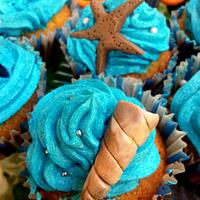 Sea life cupcakes