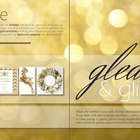 Gold Winter Wedding Theme (CakeCentral Magazine)