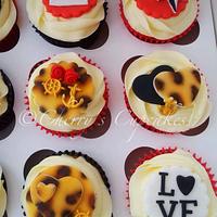 Rockabilly Valentine's Cupcakes