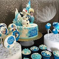 "Frozen" Birthday Cake